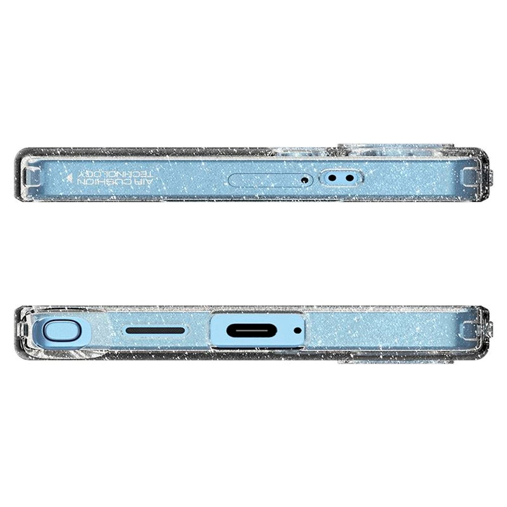 Samsung Galaxy S25 Ultra Spigen Liquid Crystal Glitter Skal - Genomskinlig