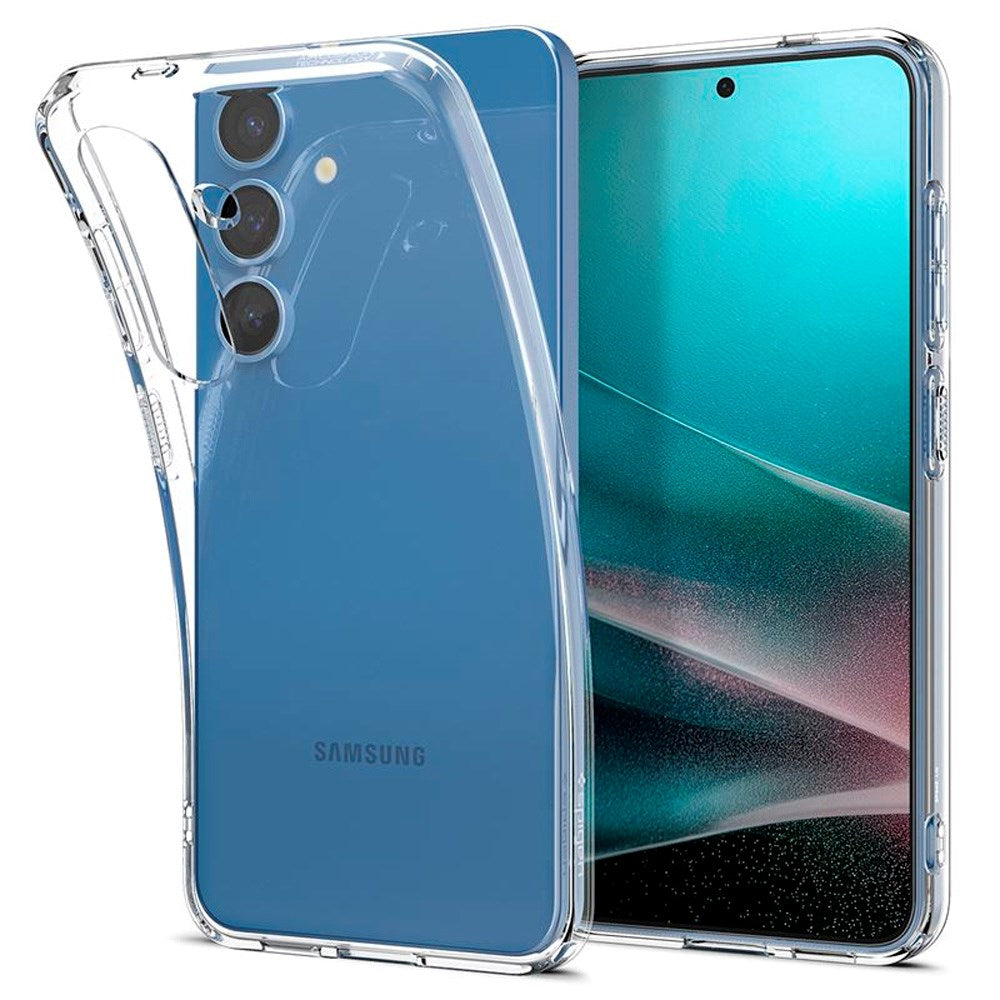 Samsung Galaxy S25 Spigen Liquid Crystal Skal - Genomskinlig