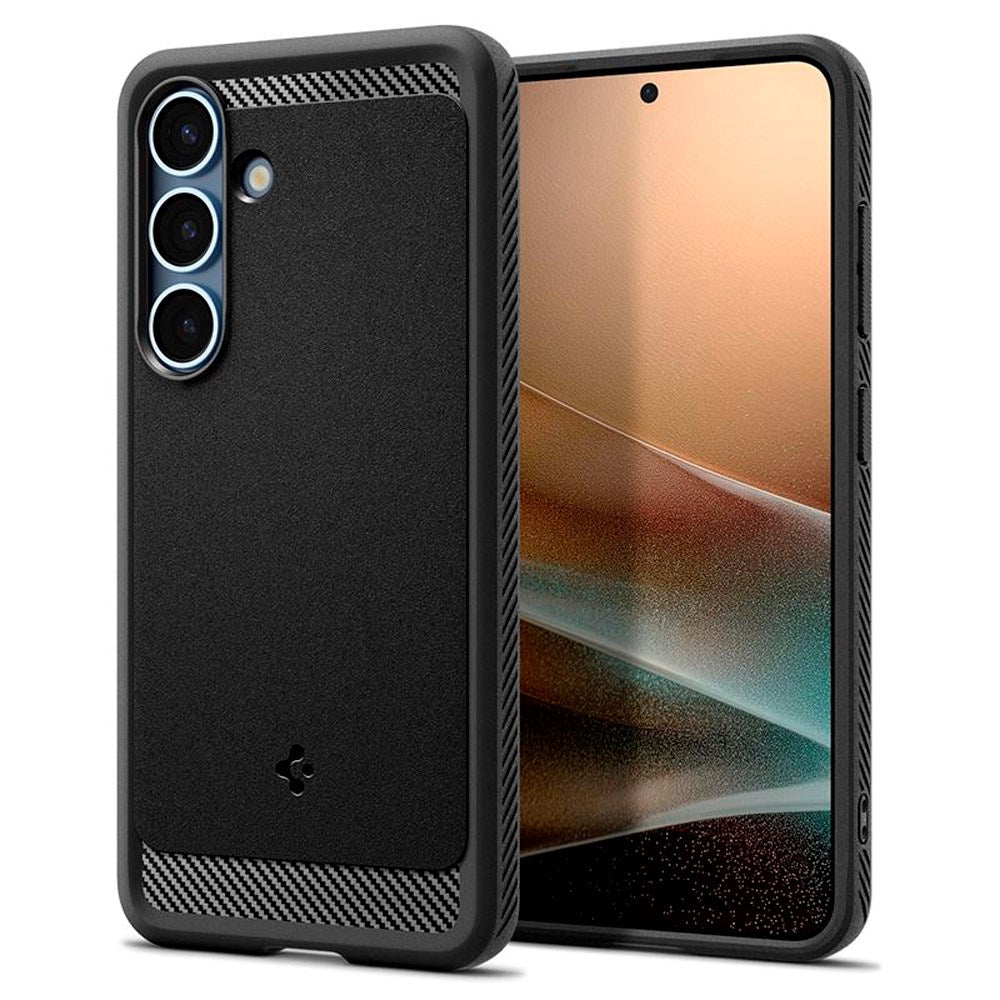 Samsung Galaxy S25 Rugged Armor MagSafe Skal - Svart