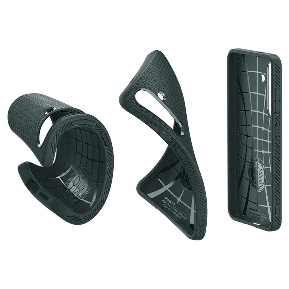 Samsung Galaxy S25 Spigen Liquid Air - Flexibelt Plast Skal - Grön