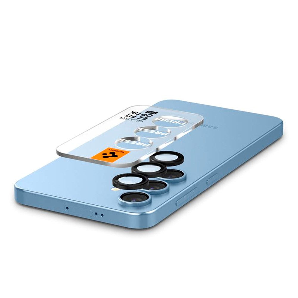 Samsung Galaxy S25+ (Plus) Spigen EZ Fit Optik Pro Kameralinsskyddsglas - 2 st - Svart