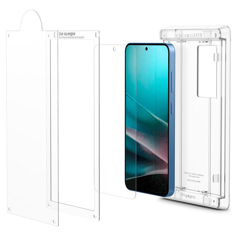 Samsung Galaxy S25 Spigen EliteShield EZ Fit Skärmskyddsfilm - Genomskinlig