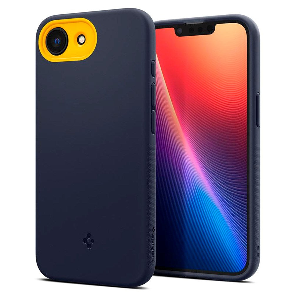 iPhone 17e / 16e Spigen Nano Pop Skal - MagSafe Kompatibel - Blå / Gul