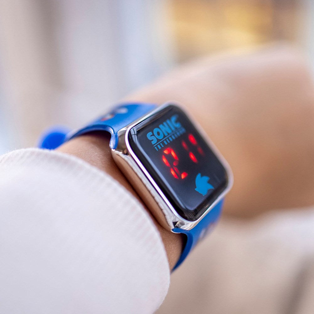 Accutime LED-Klocka för Barn med Justerbar Rem - Sonic V2