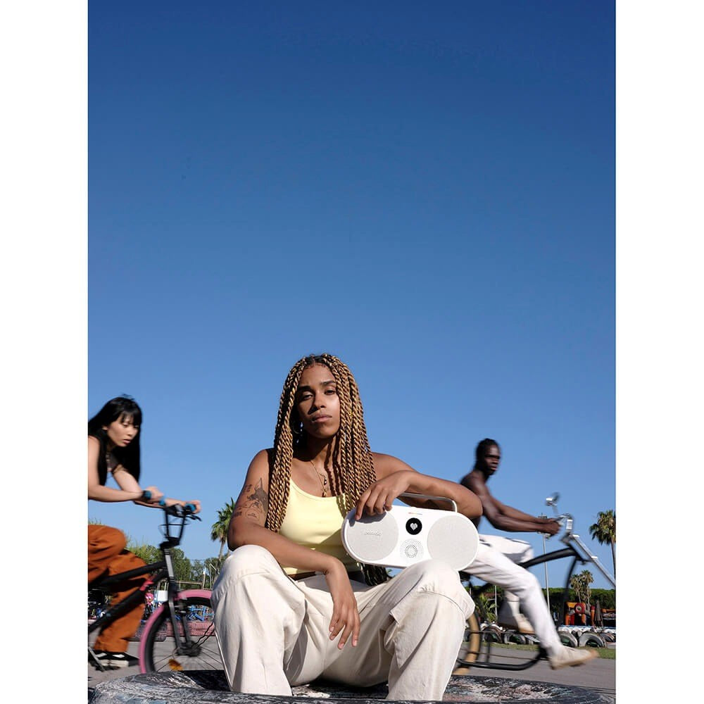 Polaroid Player P3 Bärbar Bluetooth Högtalare - Vit / Grå