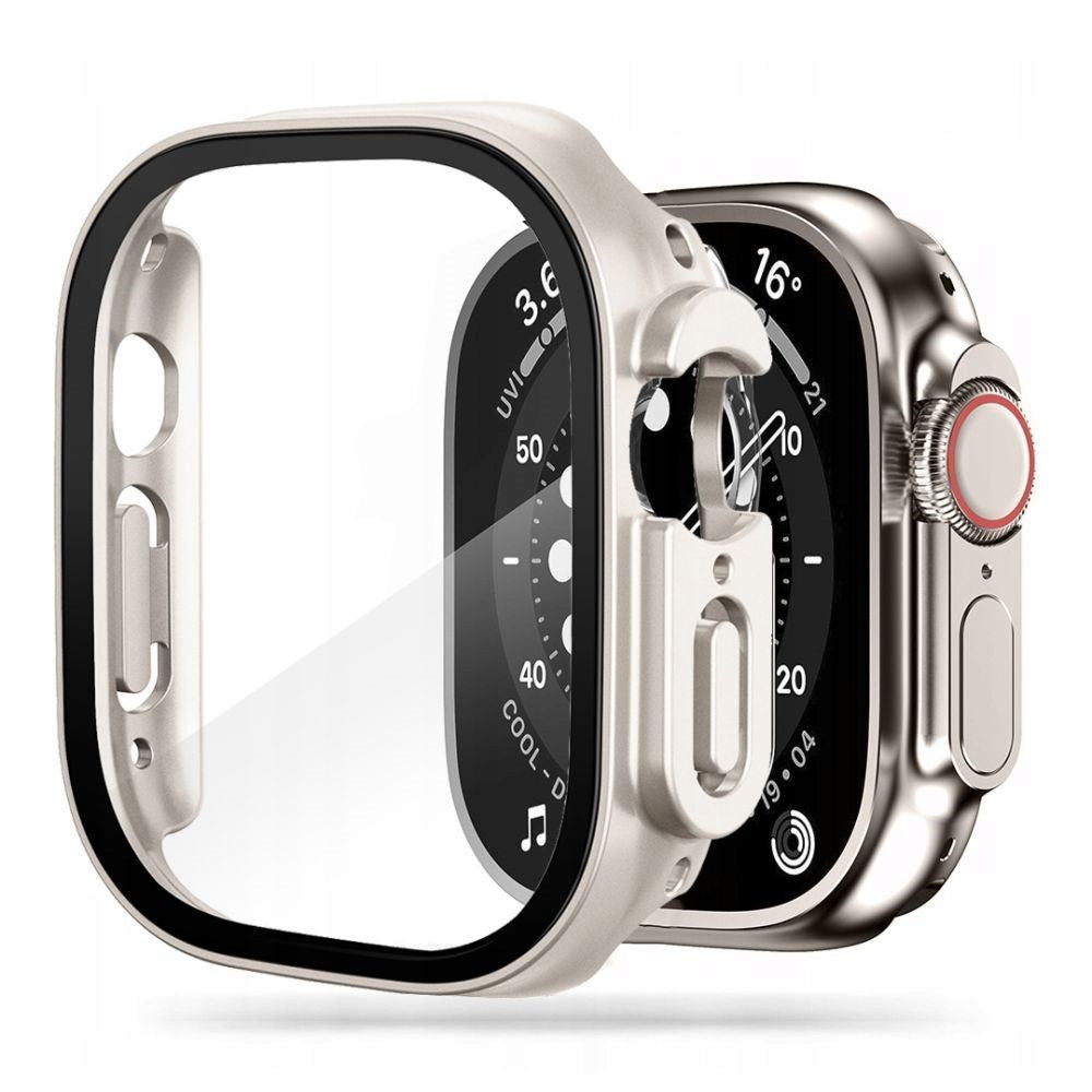 Apple Watch Tech-Protect DEFENSE360 Skal med Skärmskydd - Ultra 3/2/1 (49mm) - Titanium