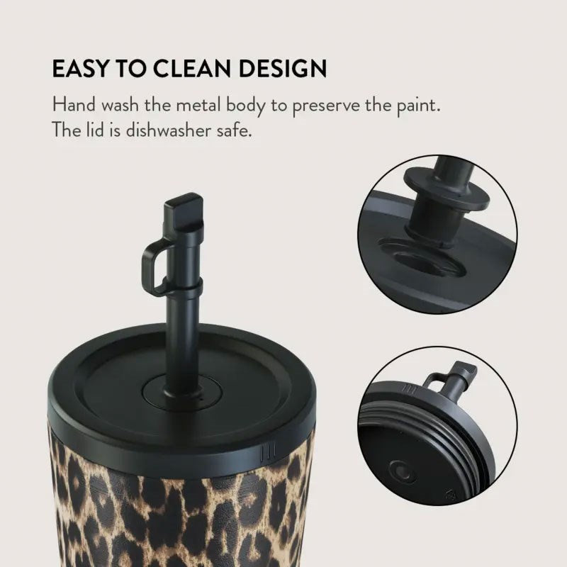 Burga Termomugg m. Lock & Sugrör - 500ml - Player