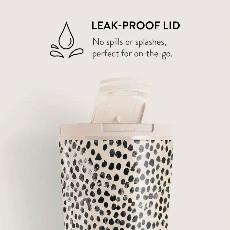 Burga Termomugg m. Lock & Sugrör - 500ml - Almond Latte