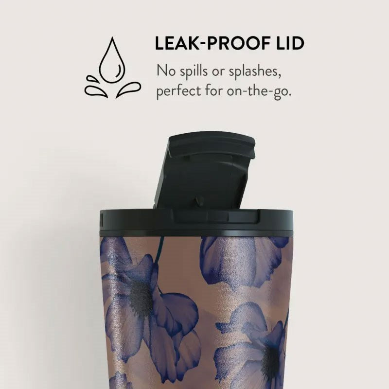 Burga Termomugg m. Lock & Sugrör - 500ml - Velvet Night