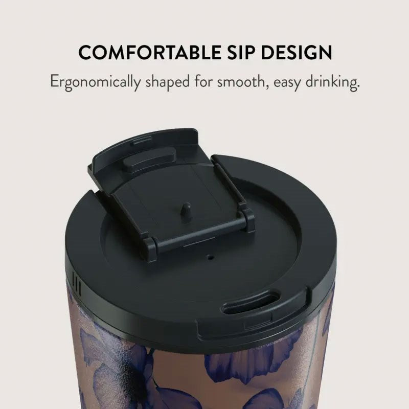 Burga Termomugg m. Lock & Sugrör - 500ml - Velvet Night