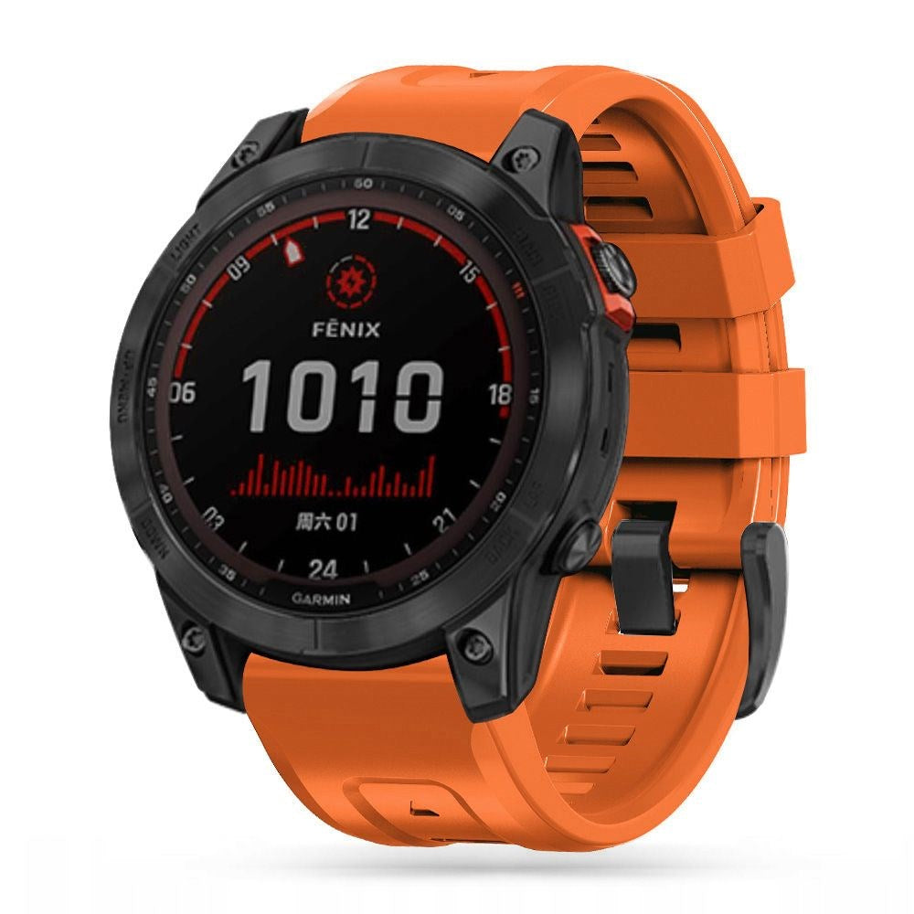 Universal Garmin 22mm QuickFit Iconband Tech-Protect Line Rem Silikon - Navy Blå