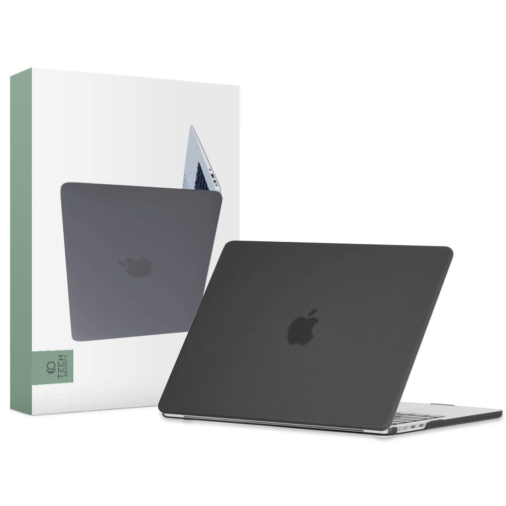 MacBook Air 13" M2/M3/M4 (2022-2025) - Tech-Protect Smartshell Skal - Matte Black