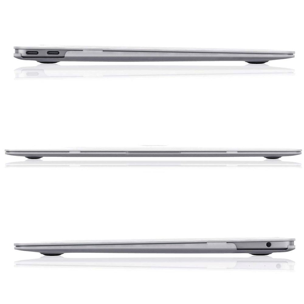 MacBook Air 13" M2/M3/M4 (2022-2025) - Tech-Protect Smartshell Skal - Crystal Clear