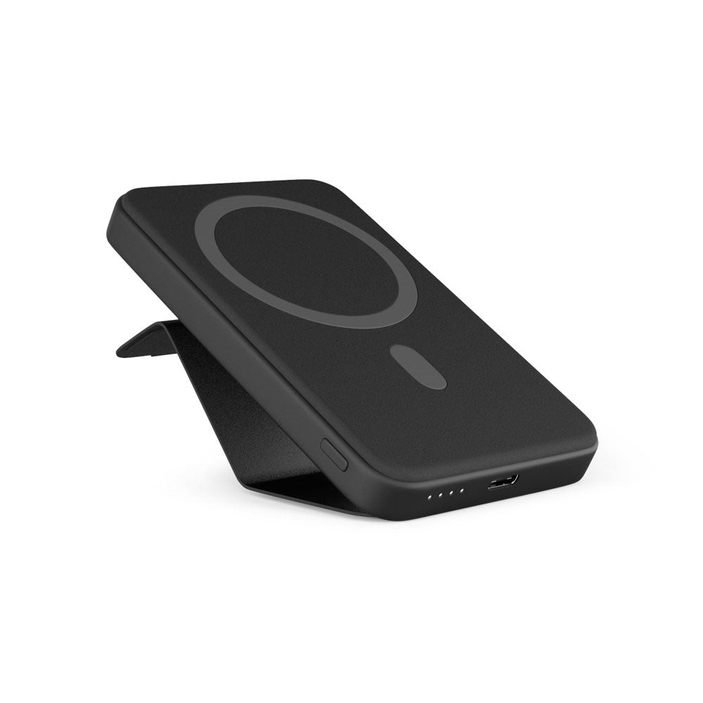 Epico UltraPack Stand 7 000 mAh Powerbank med 2 x USB-C - MagSafe Kompatibel - Svart