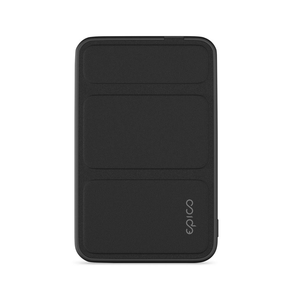 Epico UltraPack Stand 7 000 mAh Powerbank med 2 x USB-C - MagSafe Kompatibel - Svart