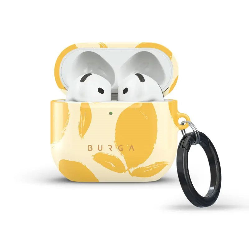 Apple AirPods (4. Gen.) Burga Skal m. Karabinhake - Lemon Tart