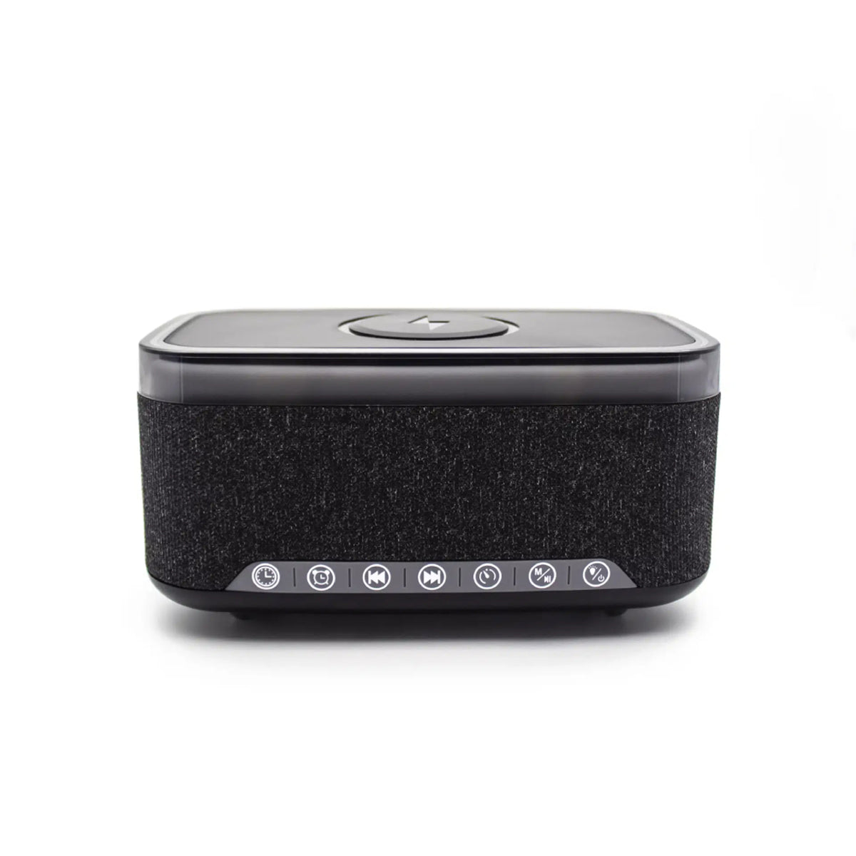 Denver ECQ-112B Väckarklocka m. Bluetooth Högtalare & Trådlös Laddning - Svart