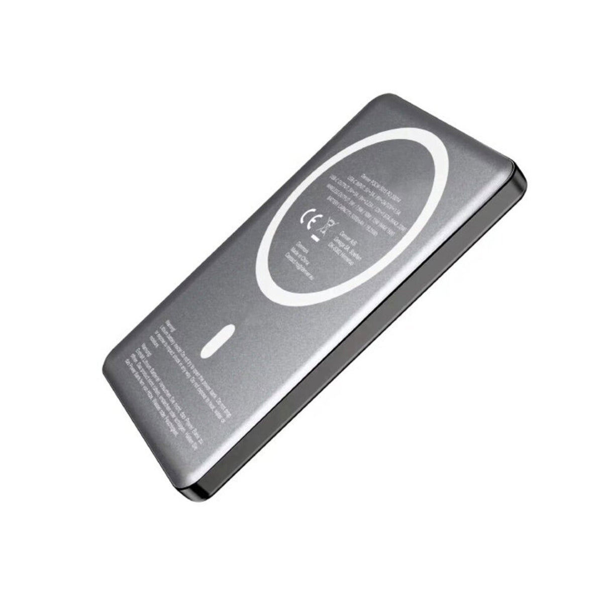 Denver PQCW-5015 15W Trådlös PowerBank - 5000 mAh - MagSafe Kompatibel - Grå