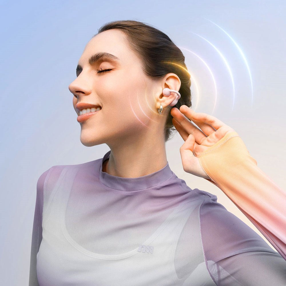 Baseus Bass BC1 Clip True Wireless Hörlurar - Open-Ear - Rosa