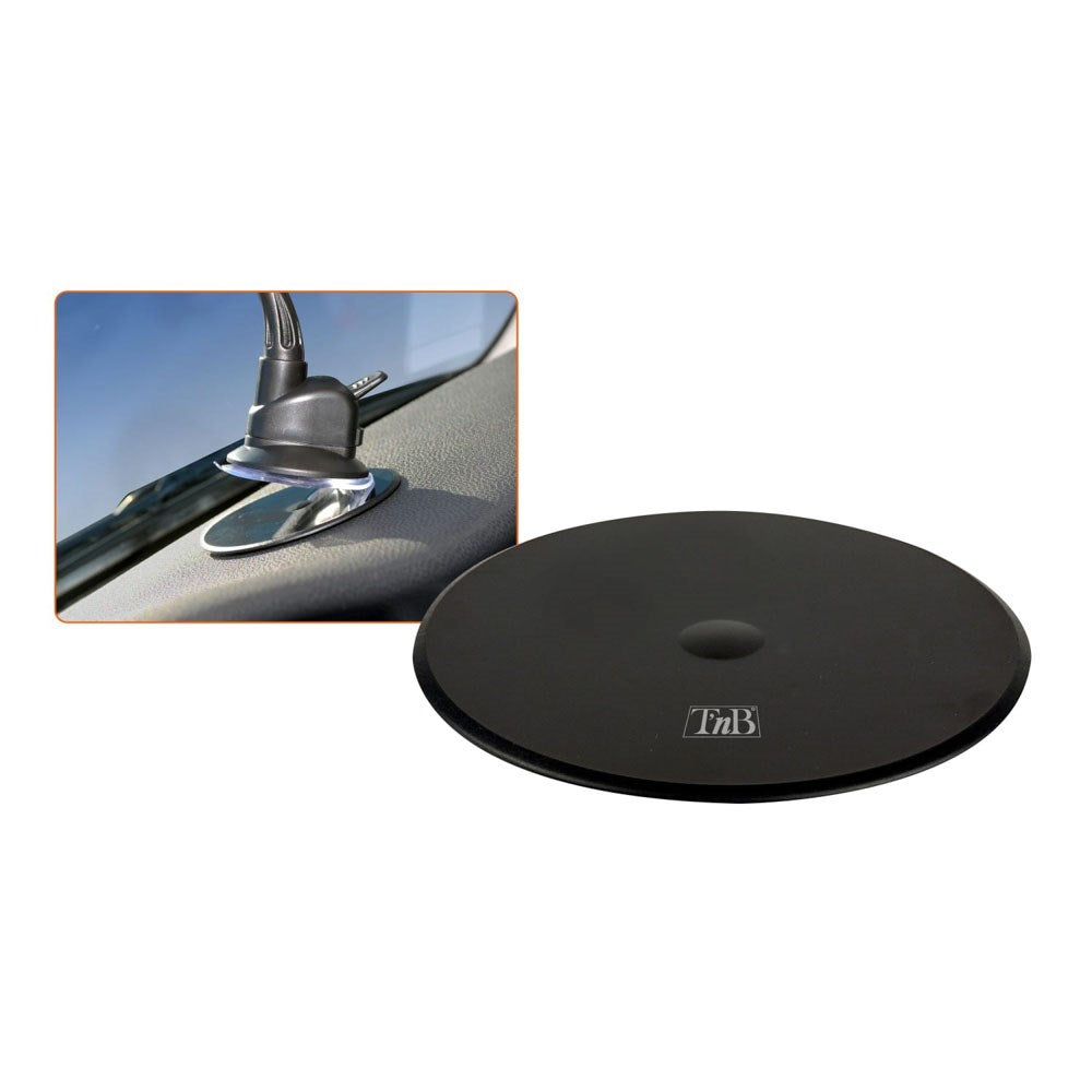 T'NB 90mm Adapter för Sugkoppsmontering - Instrumentbräda - Svart