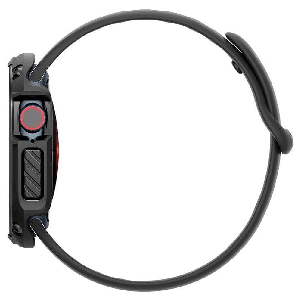 Apple Watch 11 / 10 (46mm) Spigen Tough Armor Skal m. Skärmskyddsglas - Svart