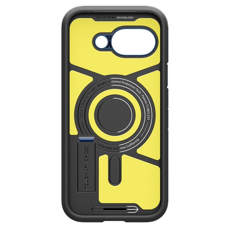Google Pixel 9a Spigen Tough Armor Hybrid Skal m. Kickstand - MagSafe Kompatibel - Blå