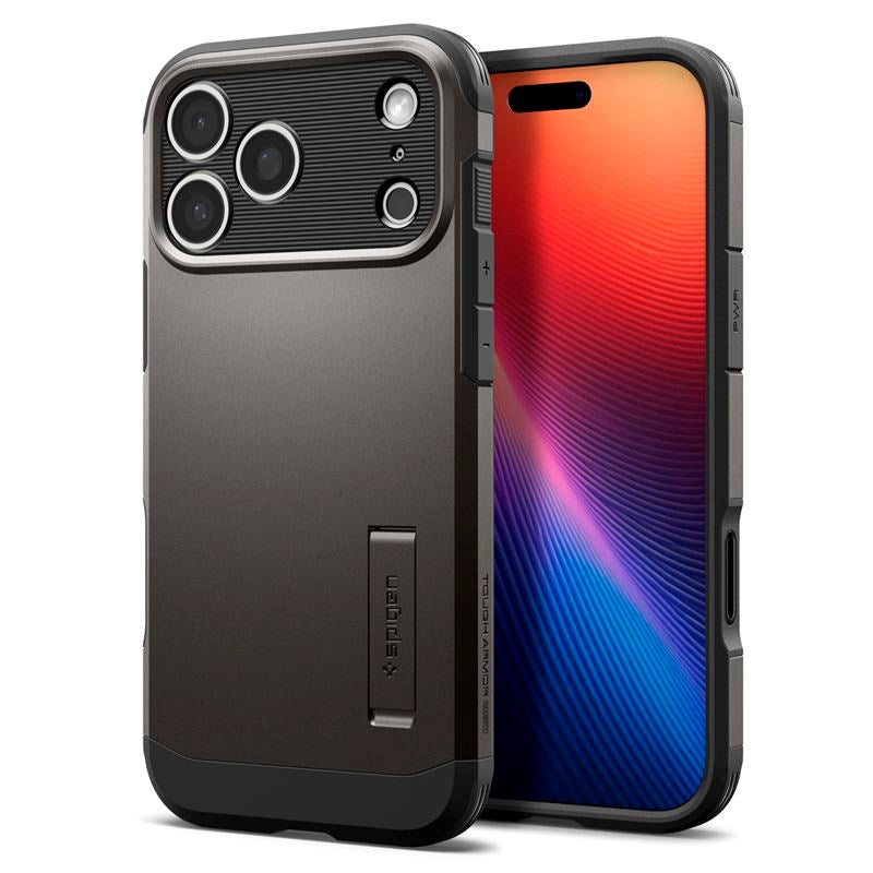 iPhone 17 Pro Max Spigen Tough Armor T Skal - MagSafe Kompatibel - Grå