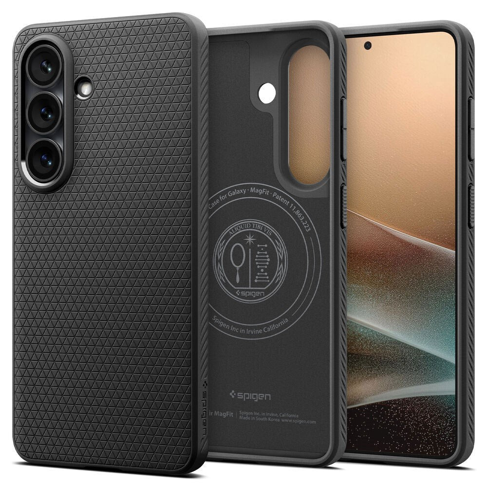 Samsung Galaxy S26 Spigen Liquid Air Skal - MagSafe Kompatibel - Svart