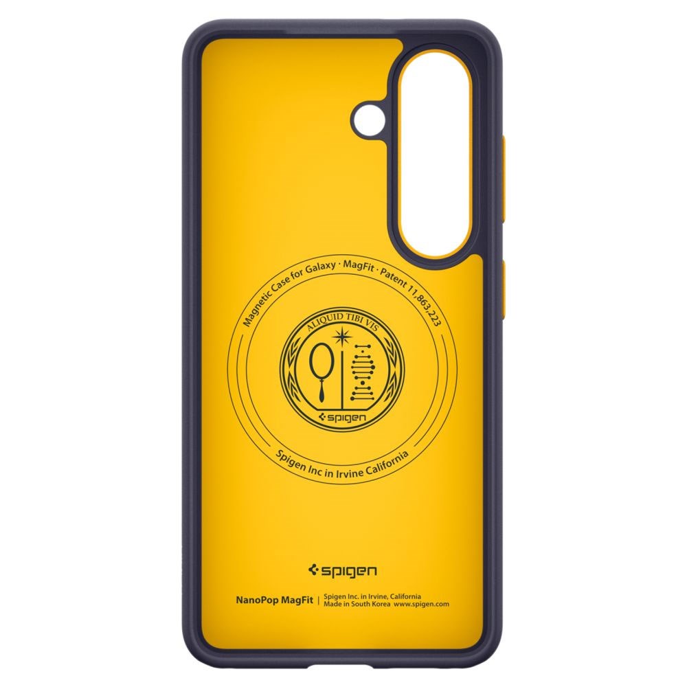 Samsung Galaxy S26 Spigen Nano Pop Hybrid Skal - MagSafe Kompatibel - Blå / Gul