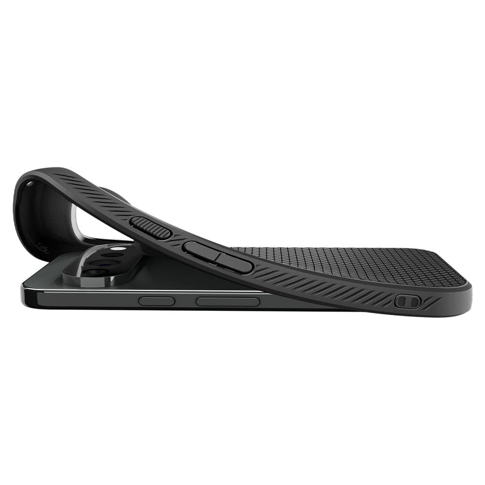 Google Pixel 11 Pro Spigen Liquid Air Skal - MagSafe Kompatibel - Svart