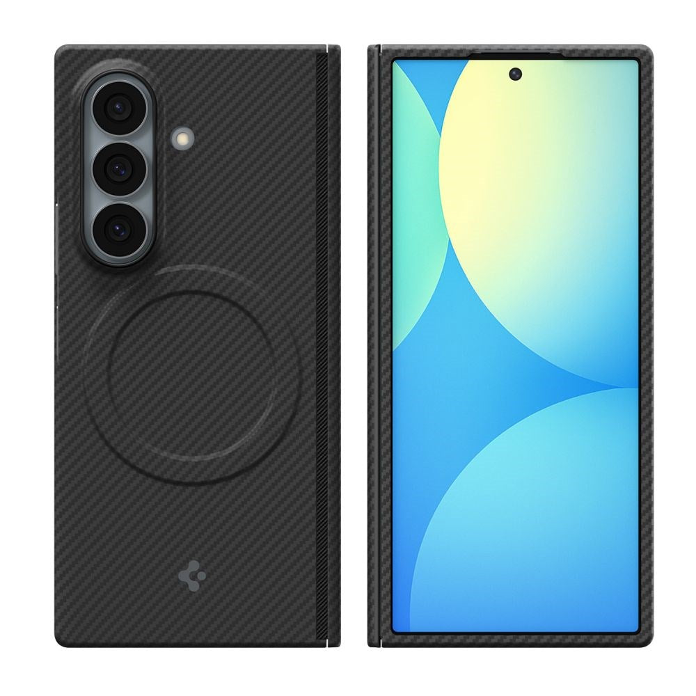 Samsung Galaxy Z Fold8 Ultra Spigen Air Skin Aramid Skal - MagSafe Kompatibel - Svart