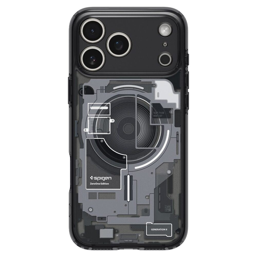 iPhone 18 Pro Max / 17 Pro Max Spigen Ultra Hybrid Skal - MagSafe Kompatibel - Genomskinlig / Svart