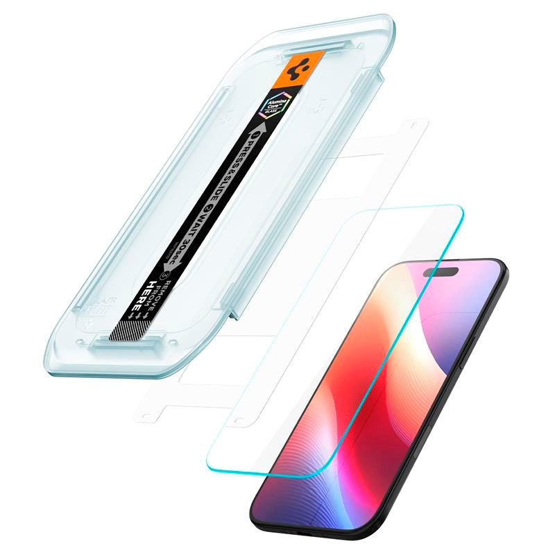iPhone Air Spigen Glass tR EZ Fit Pro HD Skärmskyddsglas - Genomskinlig