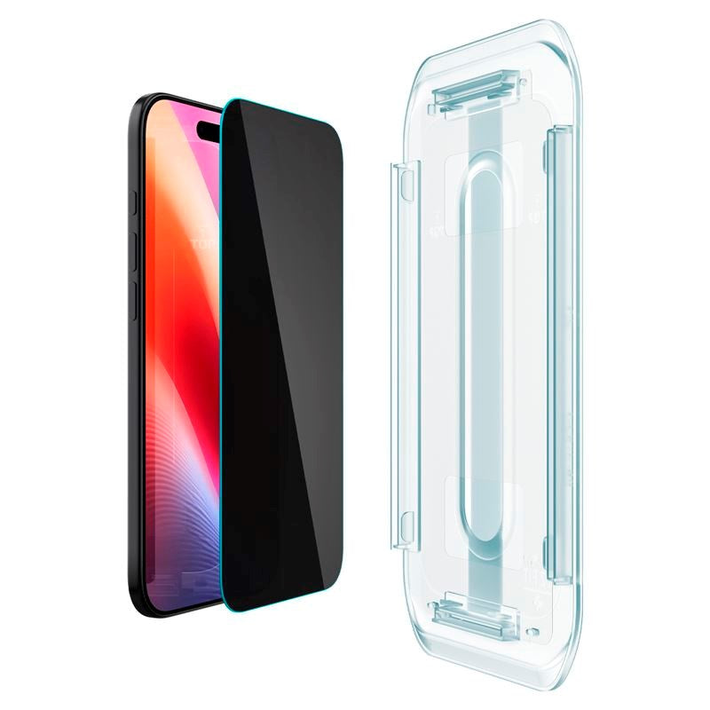 iPhone Air Spigen Glass tR EZ Fit Pro HD Skärmskyddsglas - Privacy Funktion - Genomskinlig