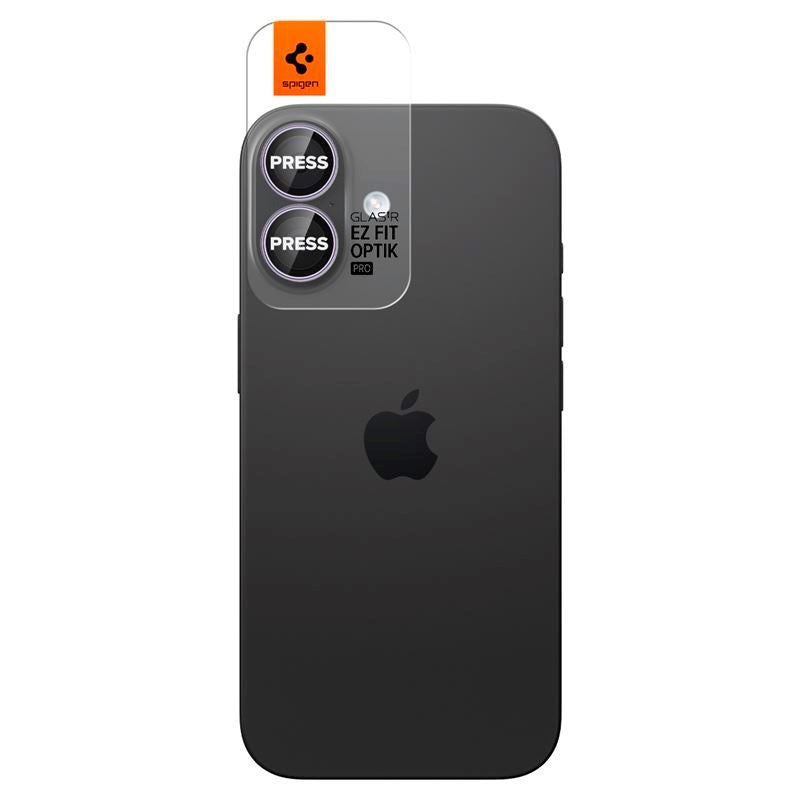 iPhone 17 Spigen Glass tR EZ Fit Optik Pro Kameralinsskyddsglas - 2 st - Lila