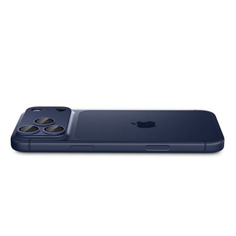 iPhone 17 Pro Spigen Glass tR EZ Fit Optik Pro XL Kameraskydd – Blå