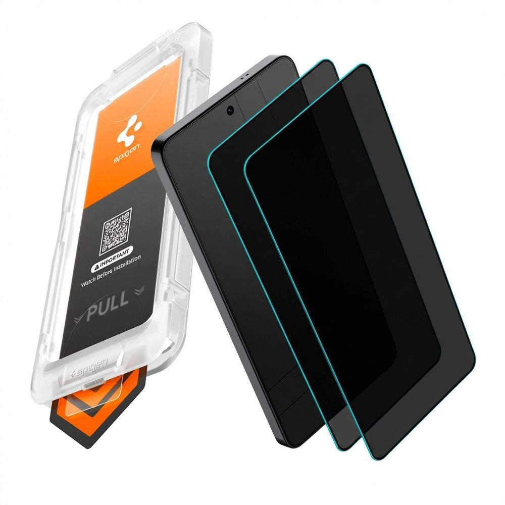 Samsung Galaxy S26 Ultra Spigen Glass tR EZ Fit Pro HD Skärmskyddsglas - Privacy Funktion - 2 st - Genomskinlig