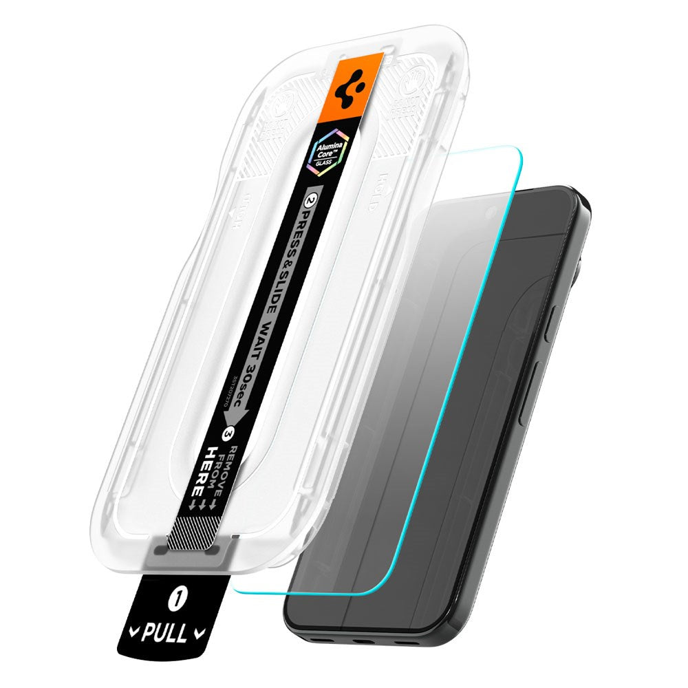 Google Pixel 11 / 11 Pro Spigen Glass tR EZ Fit Pro Skärmskyddsglas - 2 st. - Genomskinlig