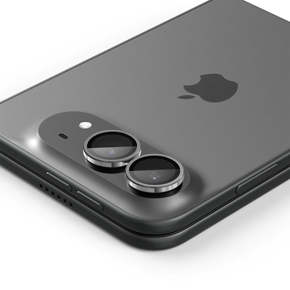 iPhone Duo Spigen Glass tR EZ Fit Optik Pro Kameralinsskydd - 2 st - Vit