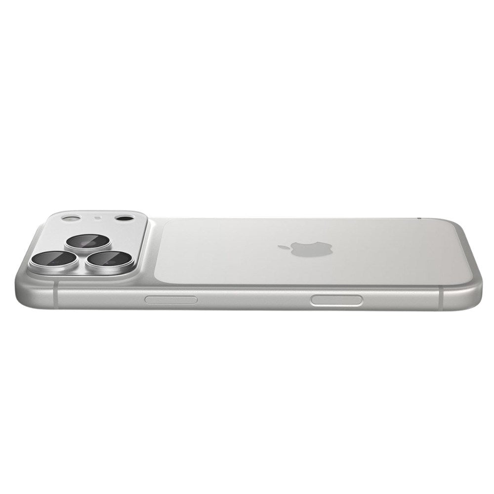 iPhone 18 Pro Spigen Glass tR EZ Fit Optik Pro XL Kameralinsskydd - Silver
