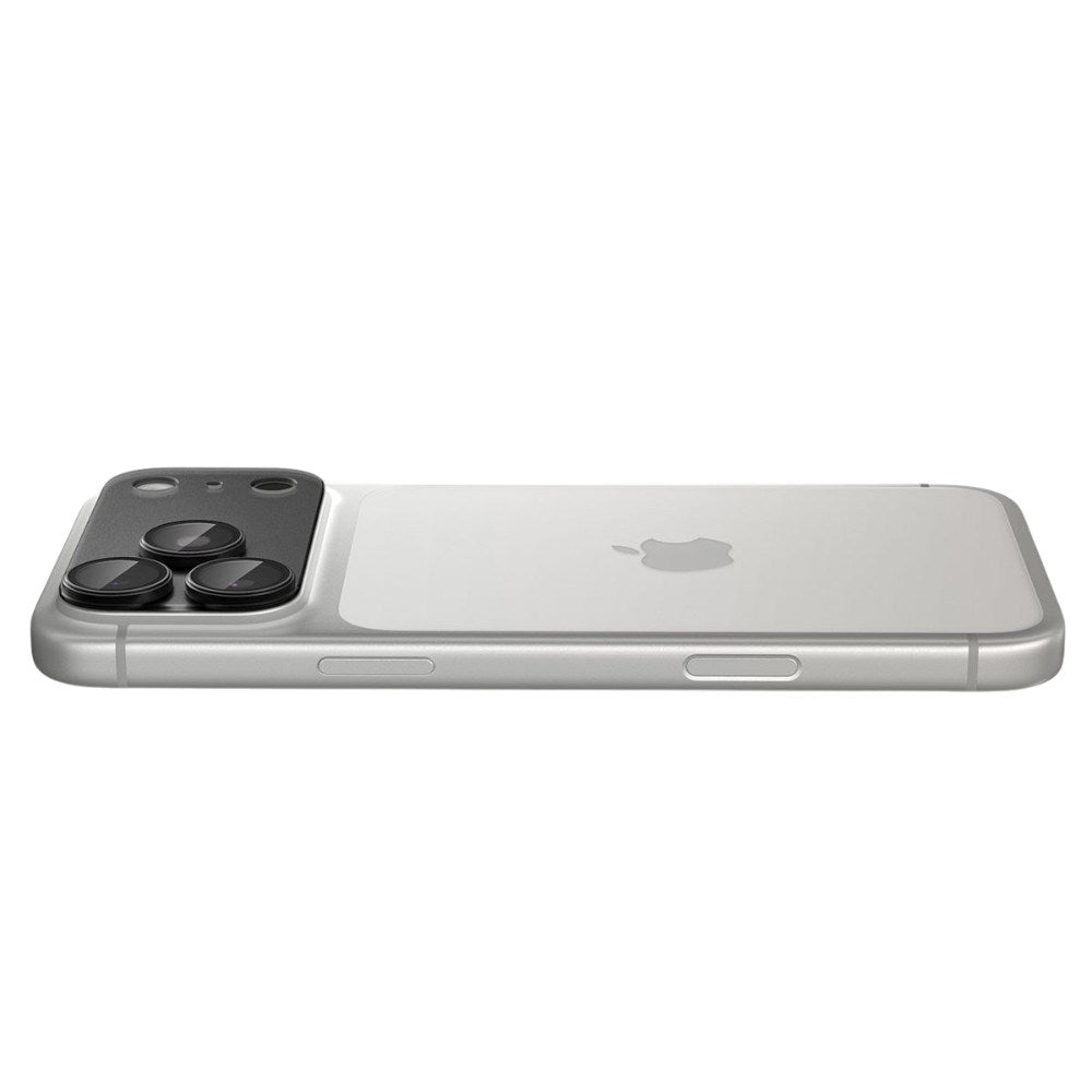 iPhone 18 Pro Max Spigen Glass tR EZ Fit Optik Pro XL Kameralinsskydd - Grå