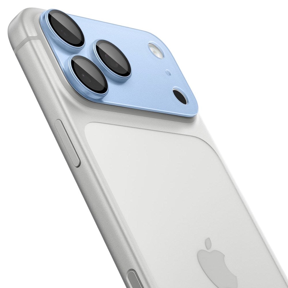 iPhone 18 Pro Max Spigen Glass tR EZ Fit Optik Pro XL Kameralinsskydd - Blå