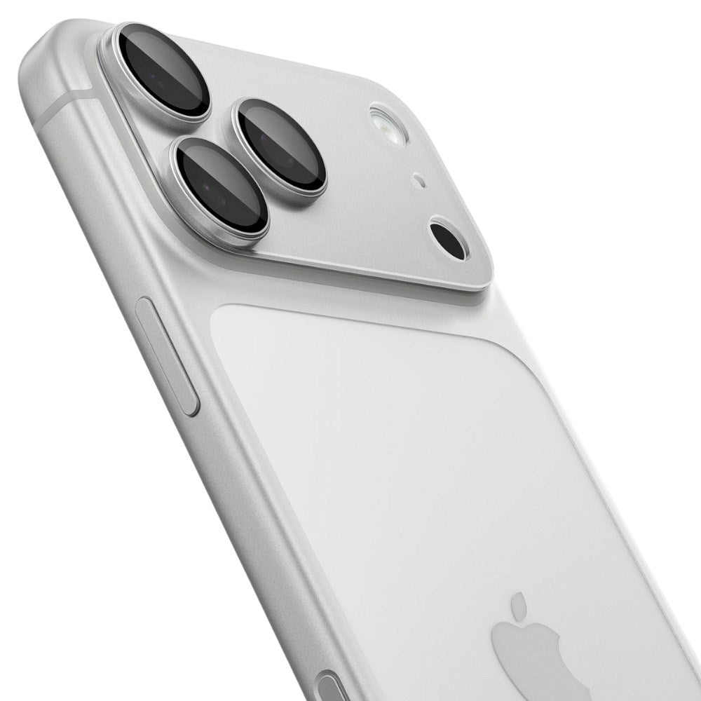 iPhone 18 Pro Max Spigen Glass tR EZ Fit Optik Pro XL Kameralinsskydd - Silver