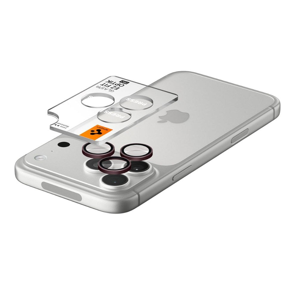 iPhone 18 Pro / 18 Pro Max Spigen Glass tR EZ Fit Optik Pro Kameralinsskydd - 2 st - Lila