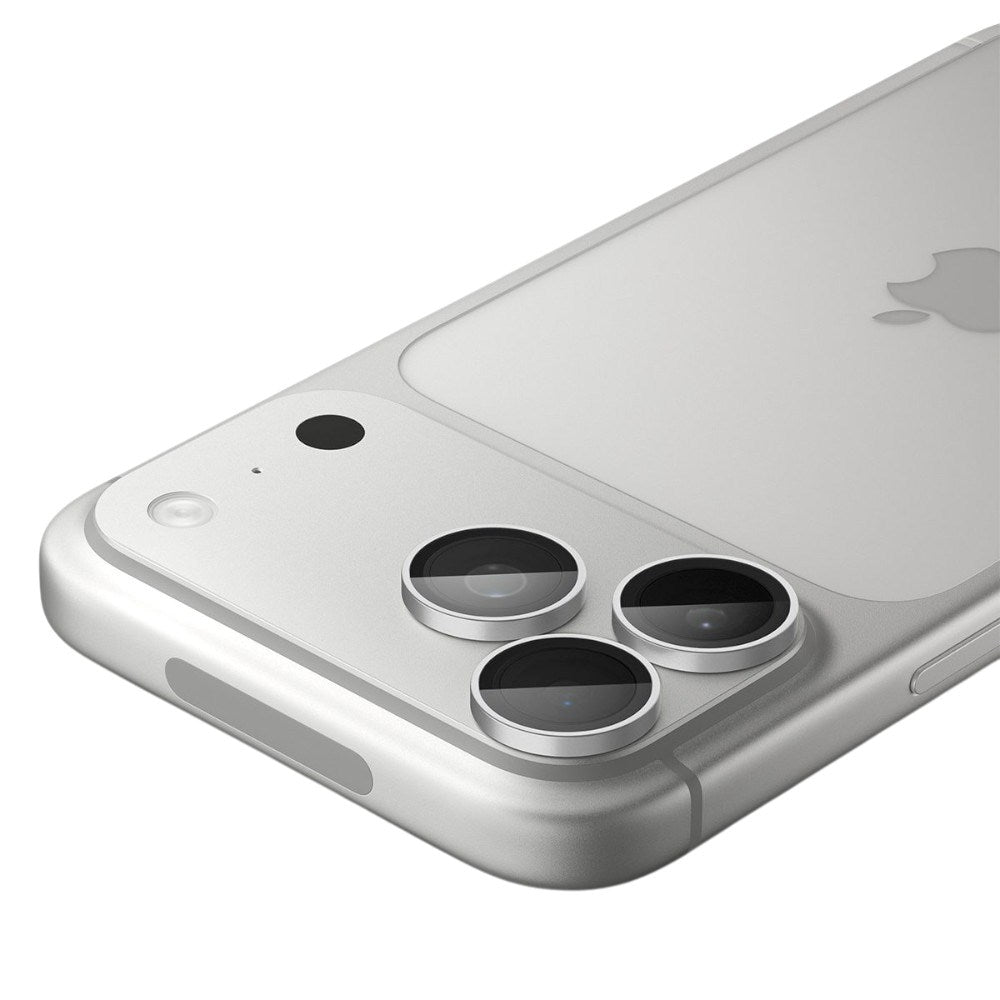 iPhone 18 Pro / 18 Pro Max Spigen Glass tR EZ Fit Optik Pro Kameralinsskydd - 2 st - Silver