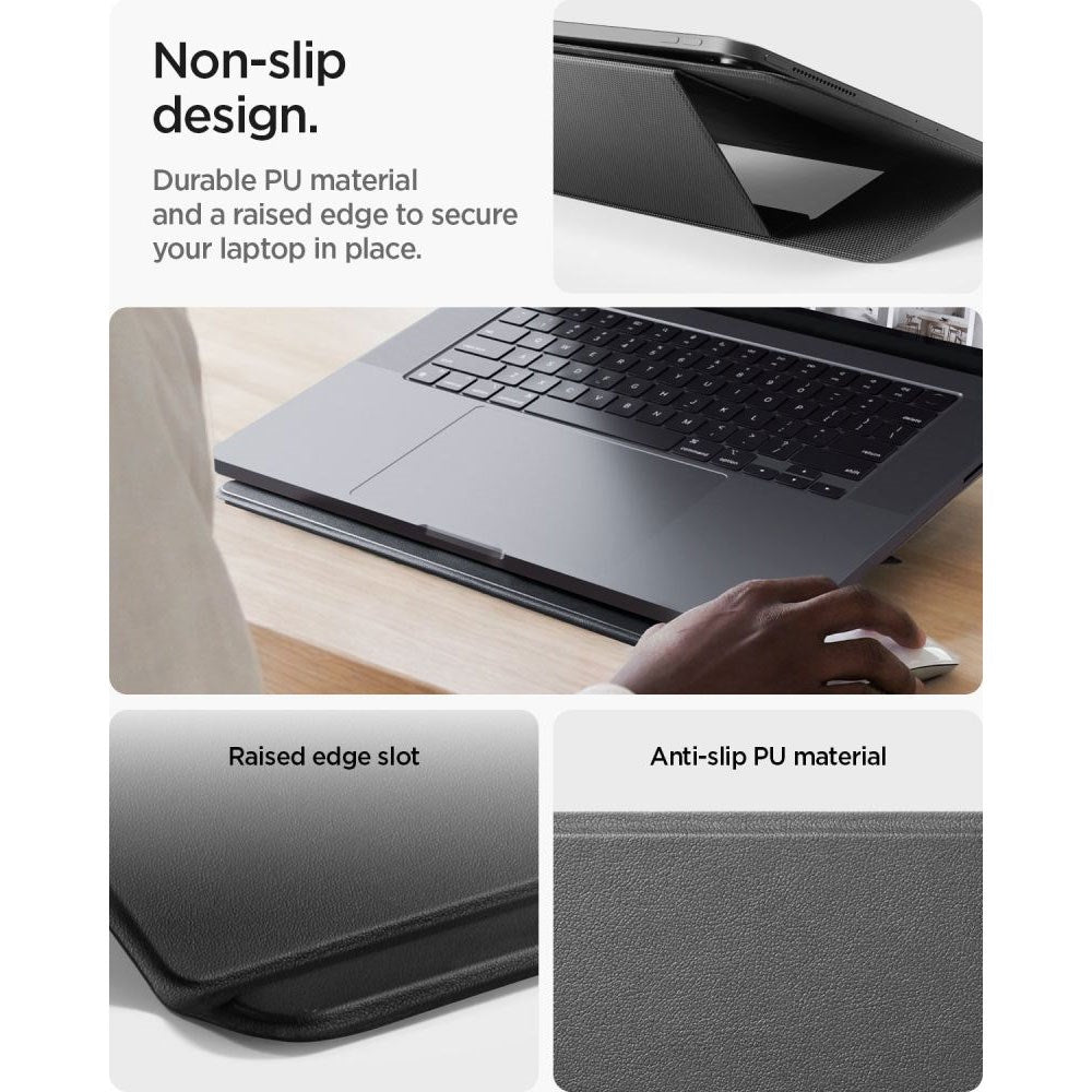 Spigen Slim Fold Laptopställ - Svart