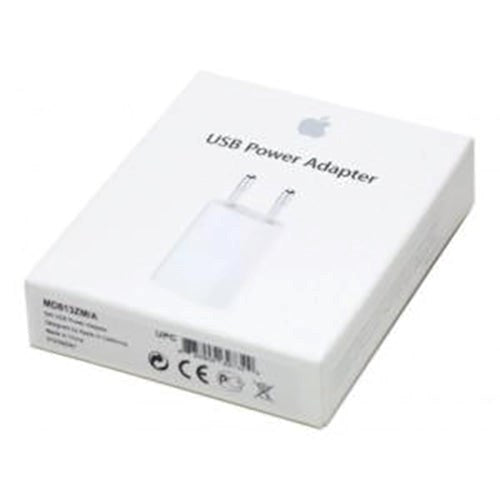 Original Apple 5W Väggladdare med USB-A - Vit A1400 (MD813ZM/A)