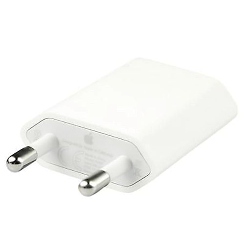 Original Apple 5W Väggladdare med USB-A - Vit A1400 (MD813ZM/A)