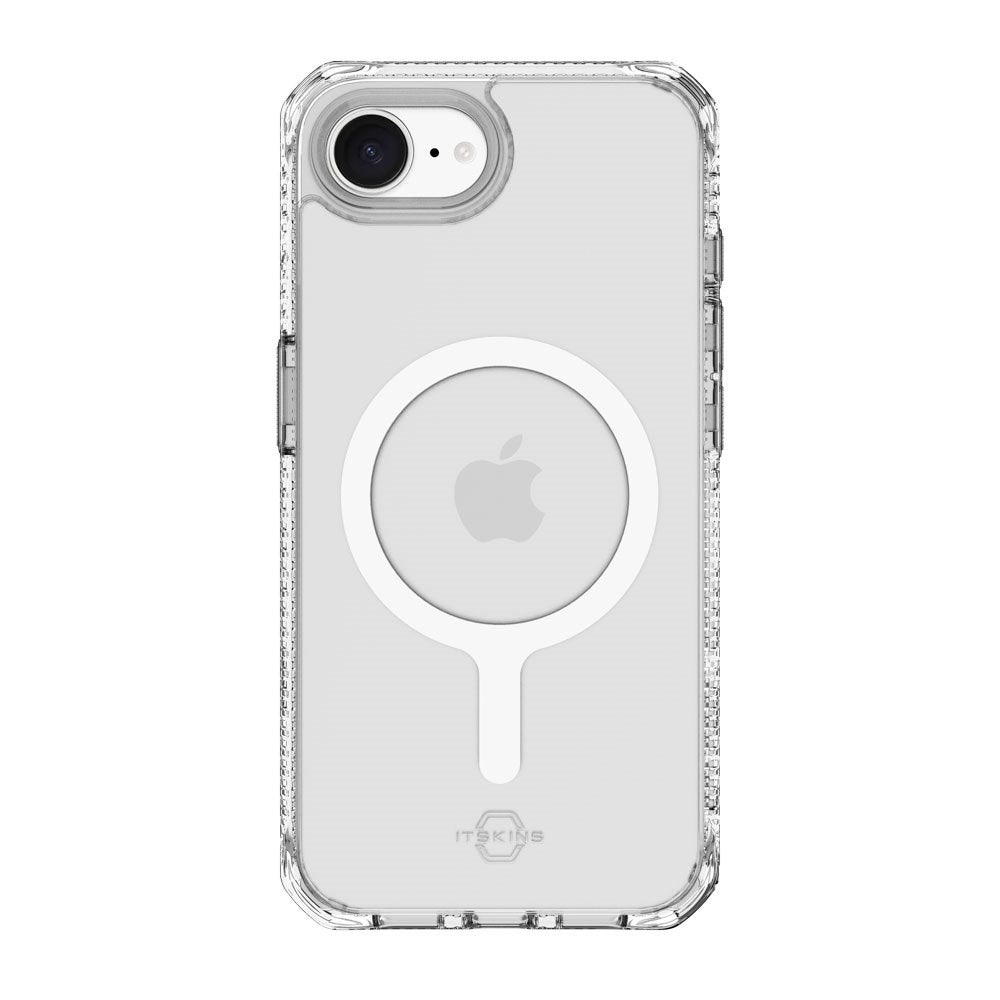 iPhone 16e ITSKINS Hybrid MagClear Skal - MagSafe Kompatibel - Genomskinlig