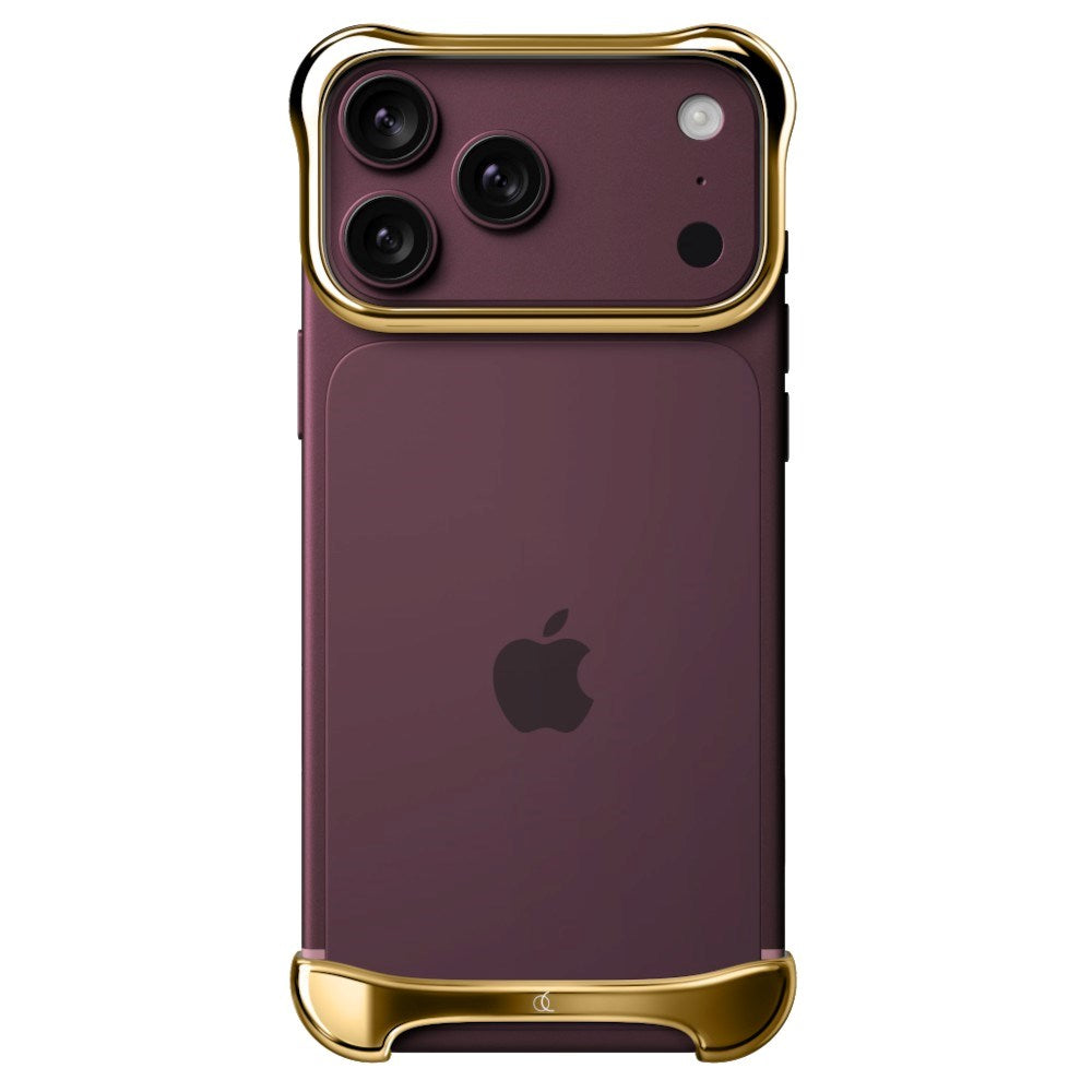 iPhone 18 Pro Arc Pulse Aluminum Bumper Skal - Gold